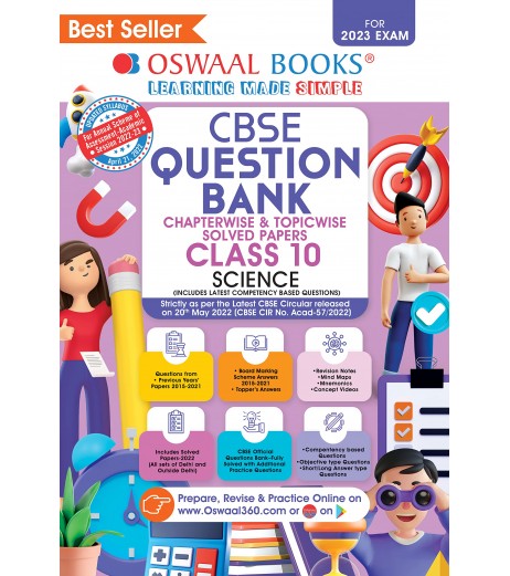 Oswaal CBSE Question Bank Class 10 Science | Latest Edition CBSE Class 10 - SchoolChamp.net